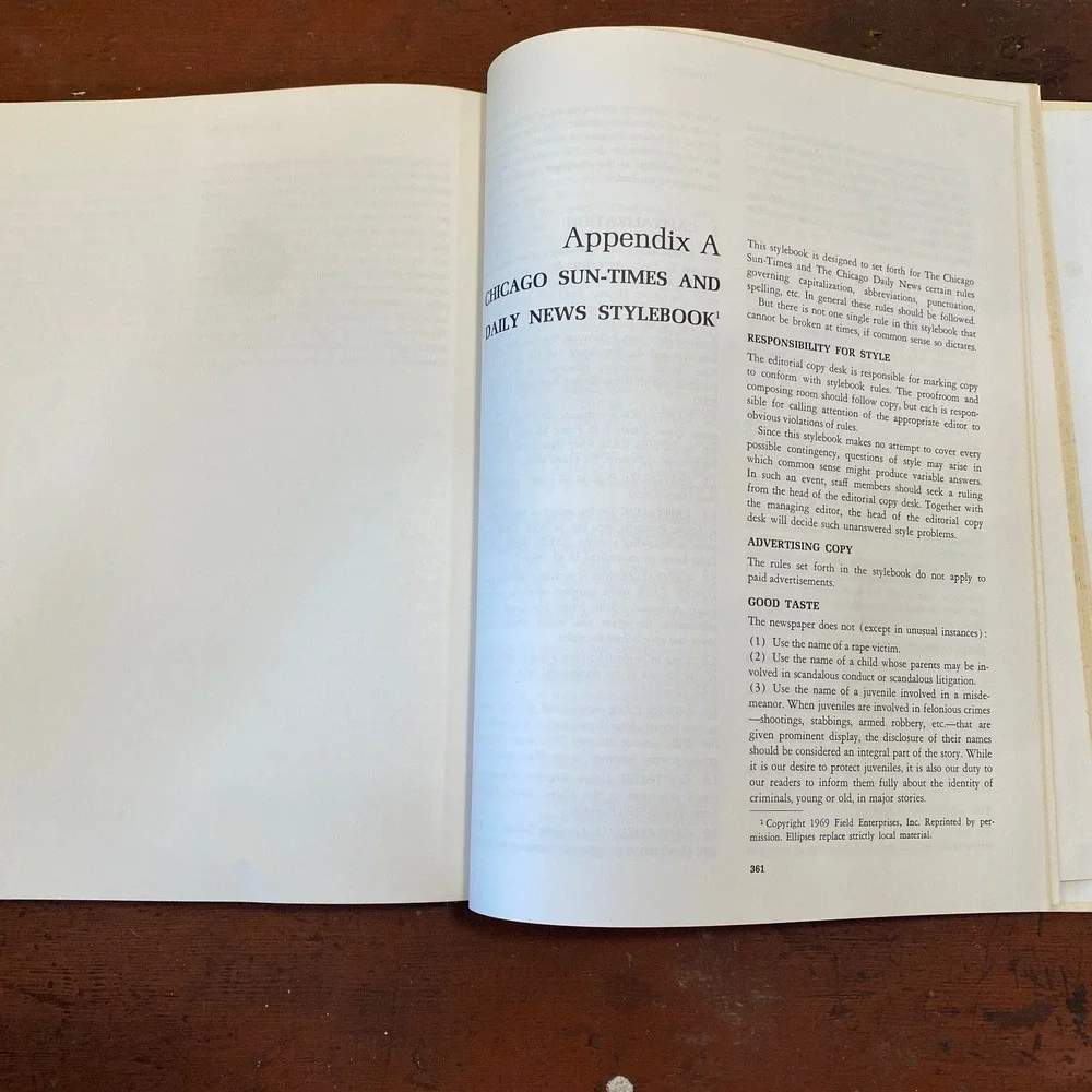 NEWS EDITING Bruce H. Westley Second Edition 1972 Journalism Textbook Newspaper